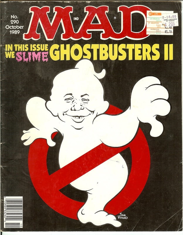 MAD Magazine Vintage Collectible #290 OCT 1989