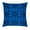 Peacock, variant on Rochelle Porter Beauty Decorative Square Pillow, Throw, Peacock, Blue, Cotton , Polyfill, 20"x20", 1 Count