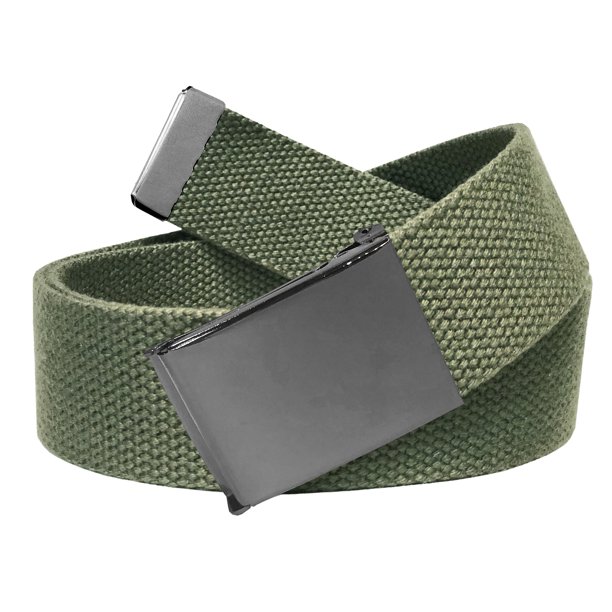 Build A Belt Men's Golf Belt in 1.5 Polished Pewter Flip Top Buckle