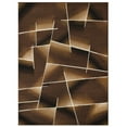 thumbnail image 2 of Allstar Modern Accent Rug with Intersecting Line design Tan 5' x 8' 5' x 8', 2 of 5