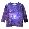 thumbnail image 4 of ZTKWD Shirts for Boys Girls Kids 3/4 Sleeve 3D Print Graphic Funny Colorful Summer Tee Shirts for Kids 6-16 Years, 4 of 4