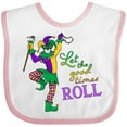 thumbnail image 3 of Inktastic Let the Good Times Roll Mardi Gras Jester Boys or Girls Baby Bib, 3 of 4