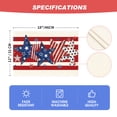 thumbnail image 2 of Sm:)e 4th of July Placemats Set of 4 Stars Independence Day Patriotic Table Decoration Gifts Home Kitchen Dining Indoor Holiday Decor,12 x 18 Inch, 2 of 7
