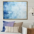 thumbnail image 2 of Designart "Scandinavian Tiles in White and Blue IV" Oversized Geometric Framed Wall Art - Bohemian Blue Boho Mosaic Bedroom Framed Canvas Wall Art, 2 of 7
