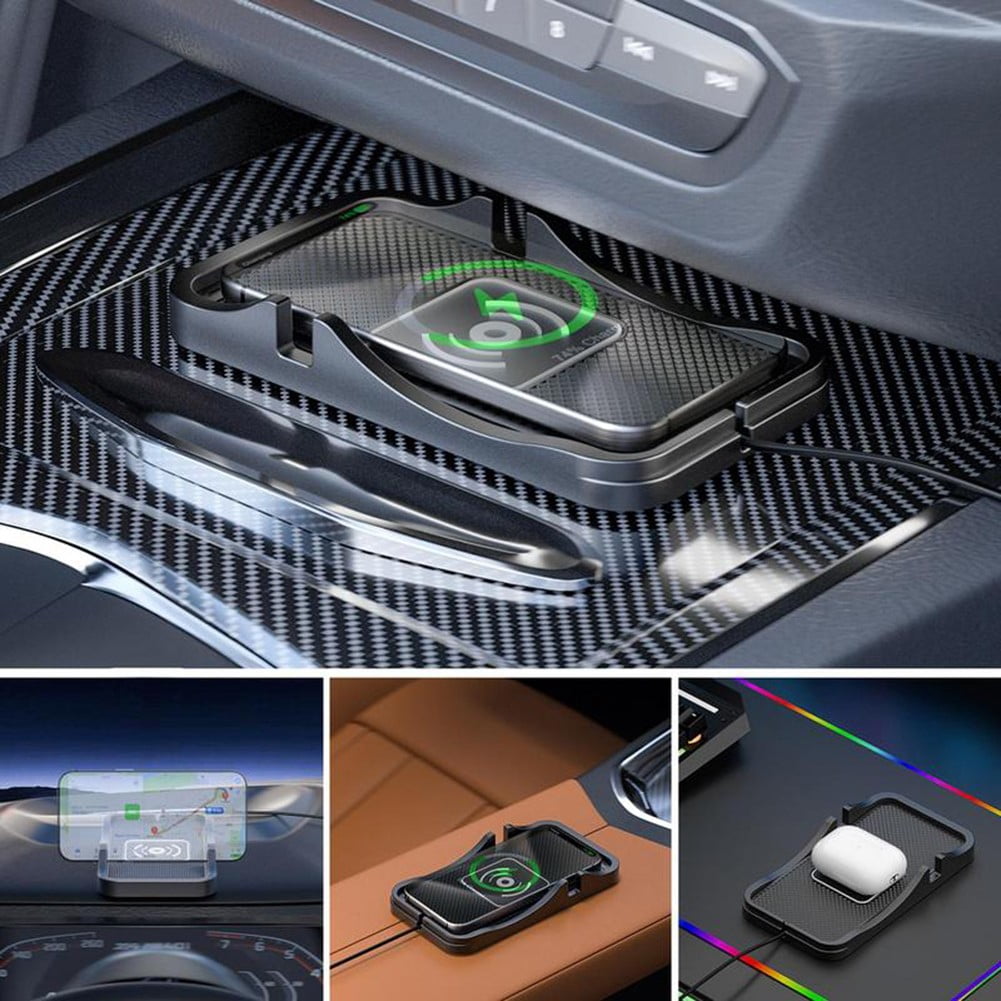 QIFEI Fast Wireless Phone Charger for Car Auto Fast Charging SUV Wireless Car Charge