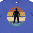thumbnail image 4 of Inktastic Skateboarding Retro Sunset Skateboarder Youth T-Shirt, 4 of 5