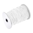 thumbnail image 1 of Cuerda elástica resistente de 3 poliéster recubierto de goma para protección UV y solar de resistencia - Elección de tamaño - Blanc shamjiam Cuerda elástica elástica, 1 of 5