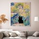 thumbnail image 4 of Hilo de bordar de algodón ecológico completo, obra de arte de punto de cruz de gato de 11CT, 40x50cm, negro, 4 of 9