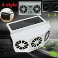 thumbnail image 2 of FNNMNNR Portable Car Quiet Air Conditioner Solar Cooling Fan Auto Truck Vehicle Cooler Energy Saving New, 2 of 8