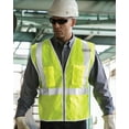 thumbnail image 4 of Kishigo - Premium Brilliant Series Three-Pocket Zippered Mesh Vest - 1507-1508, 4 of 5