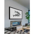 thumbnail image 4 of "Sea Bass in Duel" Framed Painting Print, 4 of 4