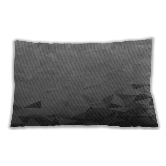 Ahgly Company Outdoor Rectangular Contemporary Lumbar Throw Pillow, 13 inch by 19 inch