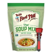 Angle View: Bob's Red Mill Soup Mix Vegi 28 Ounce Bundle with Swivel Measuring Spoons by Westkitch