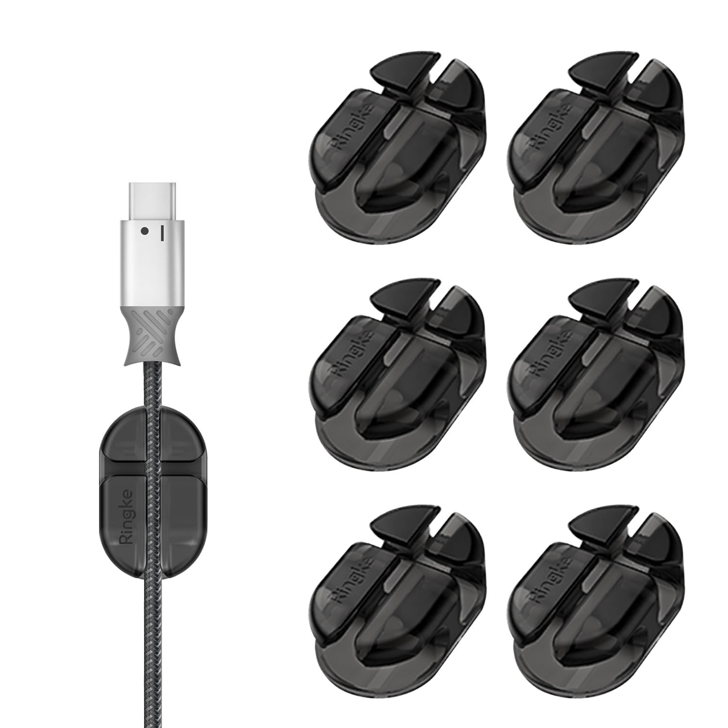 Ringke Cable Clip Holder Back Adhesive Multipurpose Desktop And ringke-cable-clip-holder-back-adhesive-multipurpose-desktop-and