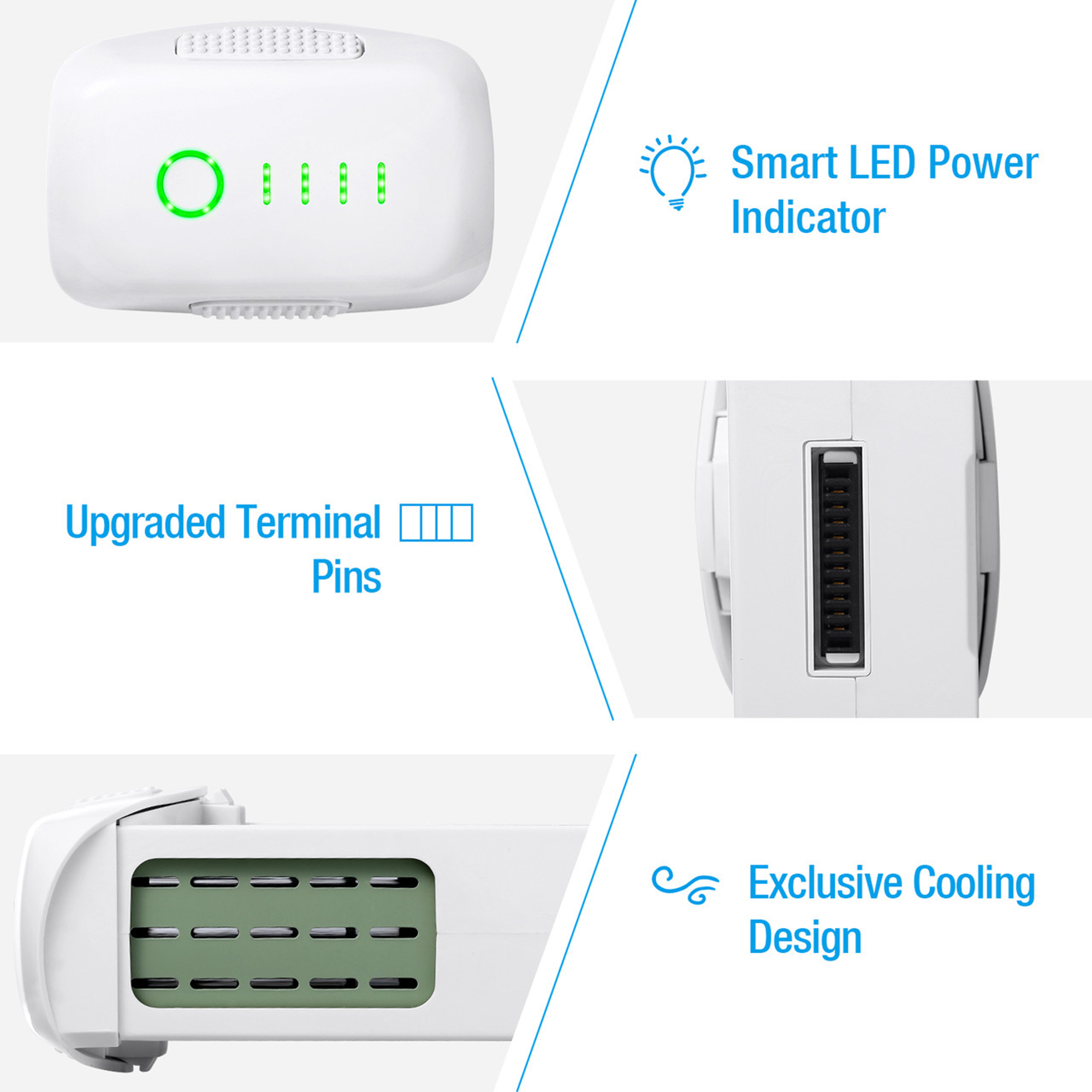powerextra phantom 4 battery