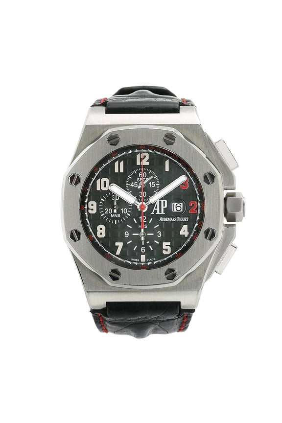 Pre-Owned Audemars Piguet Royal Oak Offshore Shaquille O'Neal 26133ST 48mm Black Dial