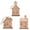 A221, variant on Exhoden Christmas Village House Decorations LED Luminous Wooden Christmas Decor,Christmas Decorations LED Luminescent Small House With Small Wooden House Christmas Tree Pendant
