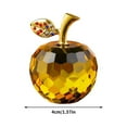 thumbnail image 3 of JoyMoreHome Hand Made Apple Figurine Crystal Fruits Collectibles Apples Art Ornament Decoration for Home Office Kitchen Gift for Women, 3 of 5