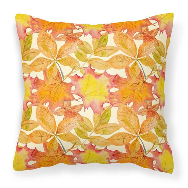 Carolines Treasures BB40PW40 Fall Leaves Watercolor Fabric Magnificent Fabric For Decorative Pillows Carolines Treasures BB40PW40 Fall Leaves Watercolor Fabric Magnificent Fabric For Decorative Pillows