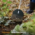 thumbnail image 2 of Fiskars Shrub and Garden Rake, Shrub Rake, 66" Rake Length, Black, 2 of 7