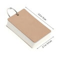 thumbnail image 4 of OUNONA 300 Pages Note Cards With Binder Rings Cards For Diy Greeting Bookmark Office And School Use, 4 of 5