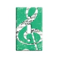 thumbnail image 1 of Vintage Treble Clef Music Teal Light Switch Plate Cover, 1 of 1