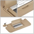 thumbnail image 4 of DNA Motoring Tan Factory Style Driver Left Side Sun Visor with Mirror and Vanity Light For 2008 to 2012 Honda Accord, 4 of 6