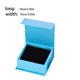 thumbnail image 3 of Guardurnaity Joyero de cartón Pendientes Anillo Collar Organizador Contenedor Color sólido Caja azul Organización del hogar para exhibir Ropa, zapatos y accesorios Miscelánea 10*10*3.5, 3 of 6