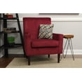 thumbnail image 2 of Fox Hill Trading Emma Lounge Chair, Wine Red, 2 of 6
