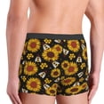 thumbnail image 3 of Disketp Sunflowers And Bww Men's Boxer Briefs,Soft and Breathable Cotton Underwear with ComfortFlex Waistband, 3 of 7