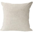 thumbnail image 2 of Housse de Coussin Carrée en Coton Lin Écossais Rouge Élan Animal 18"x 18 Pouces, 2 of 2