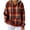 Red, variant on MexChoioe Womens Hooded Sweatshirt Fall Plaid Drawstring Long Sleeve Hoodies Daily Comfortable Relaxed Pullover for Women