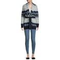 thumbnail image 2 of Martha Stewart Everyday Womens Fair Isle Shawl Cardigan, 2 of 5