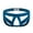 Blue, variant on HKEJIAOI Mens Underwear G-string Thongs O-Ring Stretch Jockstrap Low Rise Underpants, White S