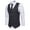 Black, variant on Blazer for Men Woolen Double-breasted Vest Suit Retro Business Waistcoat Black