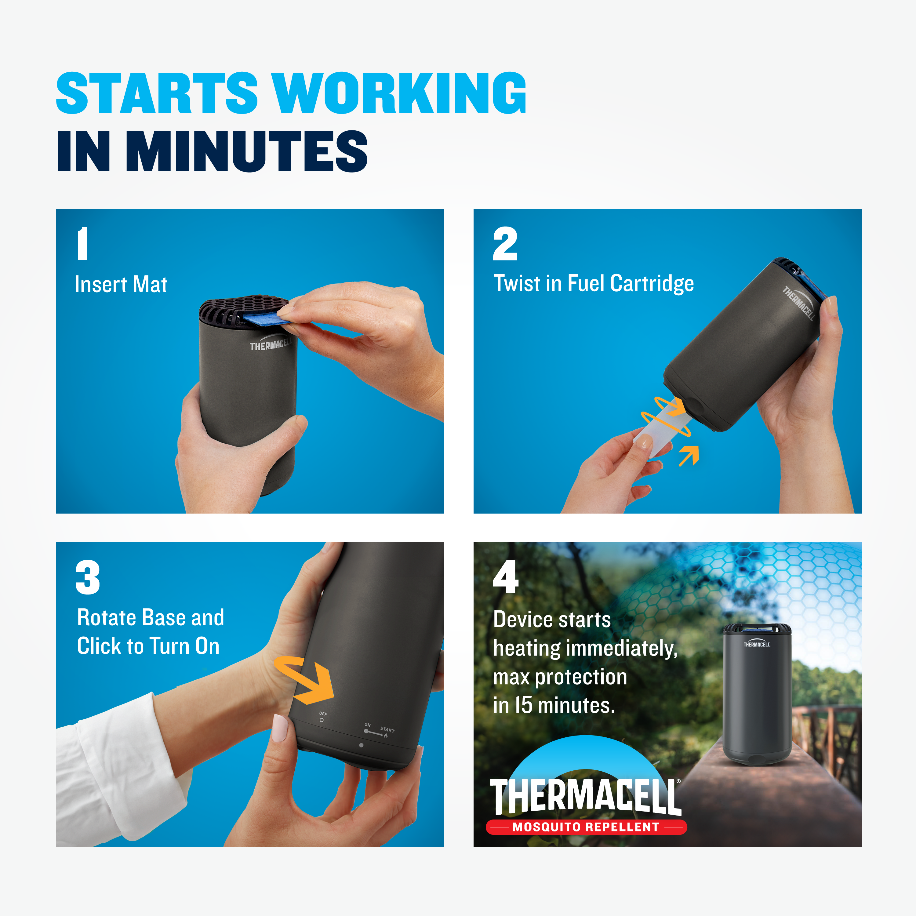 Thermacell Fuel-ZoneGuard Mosquito Repellent 24-Hr Refill photo 4