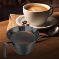 thumbnail image 1 of TIMIFIS Measuring Cup 304 Stainless Steel Measuring Cup 100ml Extraction Cup with Scale Small Cup with Handle Coffee Milk Measuring Cup Kitchen Appliances, 1 of 5