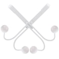 thumbnail image 1 of OULII 2Pcs Over Door Hooks For Hanging Matte White For Organizers In Living Room, 1 of 8