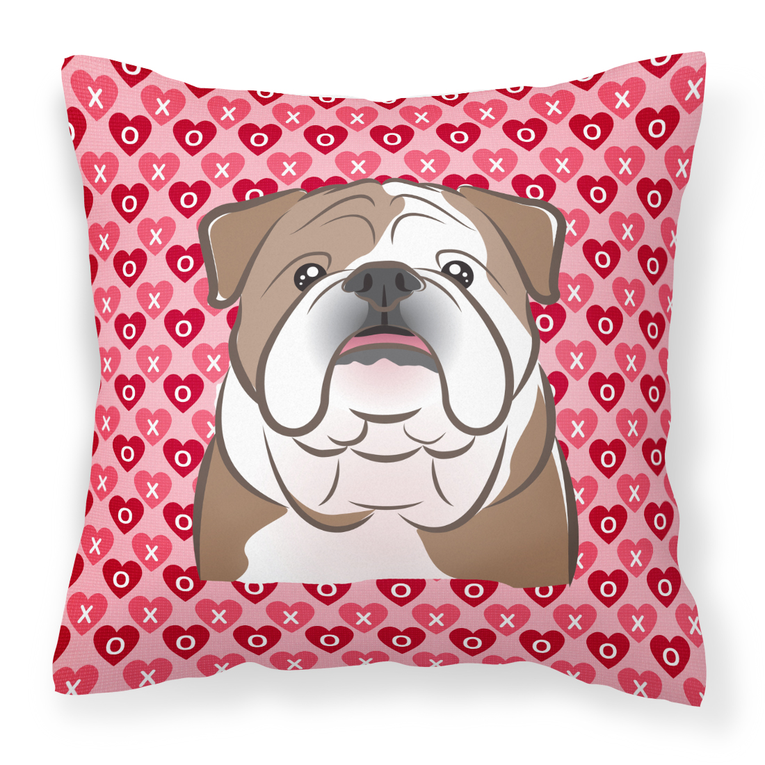 English Bulldog Fabric Decorative Pillow