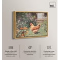 thumbnail image 2 of Farmhouse Hen II Canvas Print Farmhouse Art by Art Remedy, Gold Frame, 30 x 24, 2 of 6
