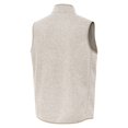 thumbnail image 3 of Men's Antigua Heather Oatmeal NASCAR 1956-63 Logo Fortune Full-Zip Vest, 3 of 3