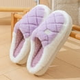 thumbnail image 3 of House Slippers House Slippers for Woman Cozy Women's Slippers Thick Sole Home Footwear Warm Shoes For Couples Indoor Comfort, 3 of 3