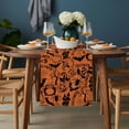 thumbnail image 2 of Halloween Table Runner - 36 Inch Long, Kitchen Dining Table Runner Dresser Scarves, Spooky Pumpkins Farmhouse Decor for Coffee Tables Wedding Party Banquet, 2 of 8