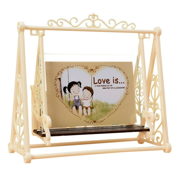 Glass Photo Frame Vintage Swing Tabletop Picture Frame Photo Display Frame