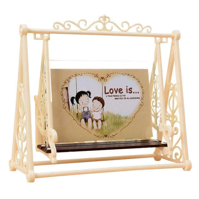Glass Photo Frame Vintage Swing Tabletop Picture Frame Photo Display Frame