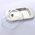 thumbnail image 3 of Baohd Butter Dish Stainless Steel Food Storage Dish with Transparent Sealing Lid, 3 of 8