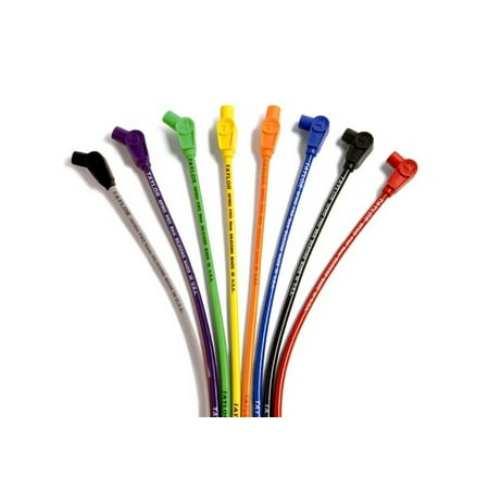 Taylor Wire / Vertex 74055 TAY74055 8MM SPIRO-PRO CUSTOM 8 CYL BLACK Fits select: 1989-1992,1993-1995 FORD F150