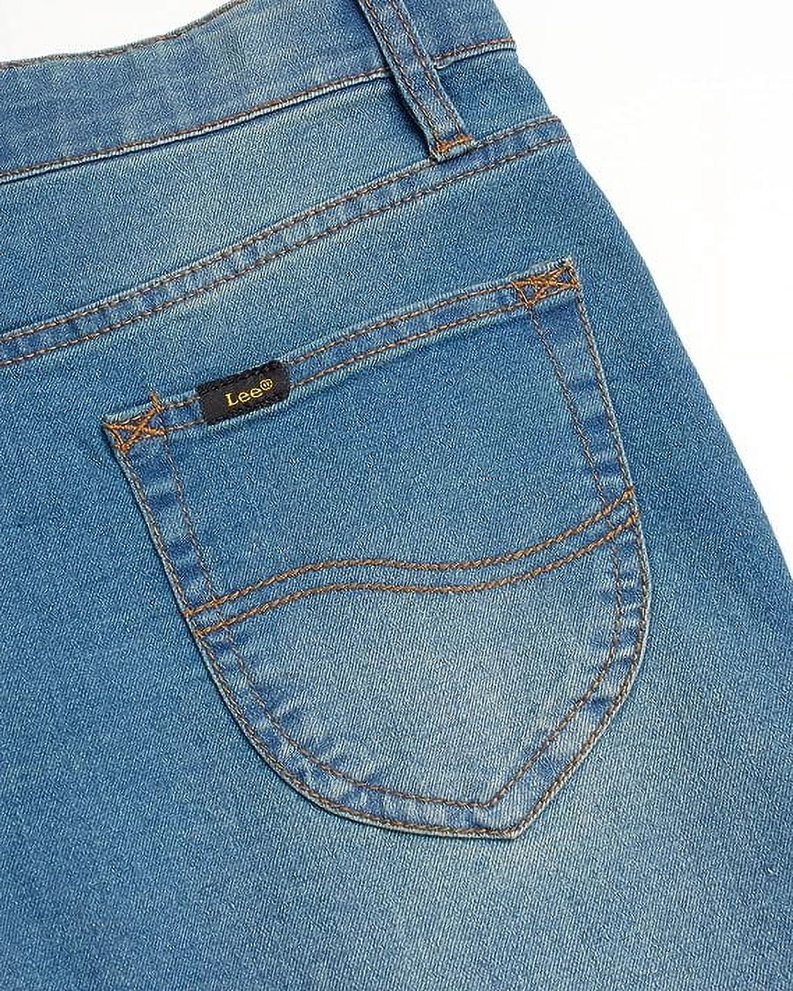 Lee Boys’ Premium Straight Fit Denim Jeans - Ultra Stretch Casual Pants for Boys (8-18 Husky)