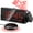 Red Digits; Red Projection, variant on KitchenKey Projection Alarm Clock, Loud Vibrating Alarm Clock for Heavy Sleepers, Adjustable Projection Brightness,Hearing Impaired & Deaf People, Digital Alarm Clock with USB Charging Port