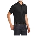 thumbnail image 2 of Yellow Rooster Mens Short Sleeve Stretch Pique Polo Black XS, 2 of 4